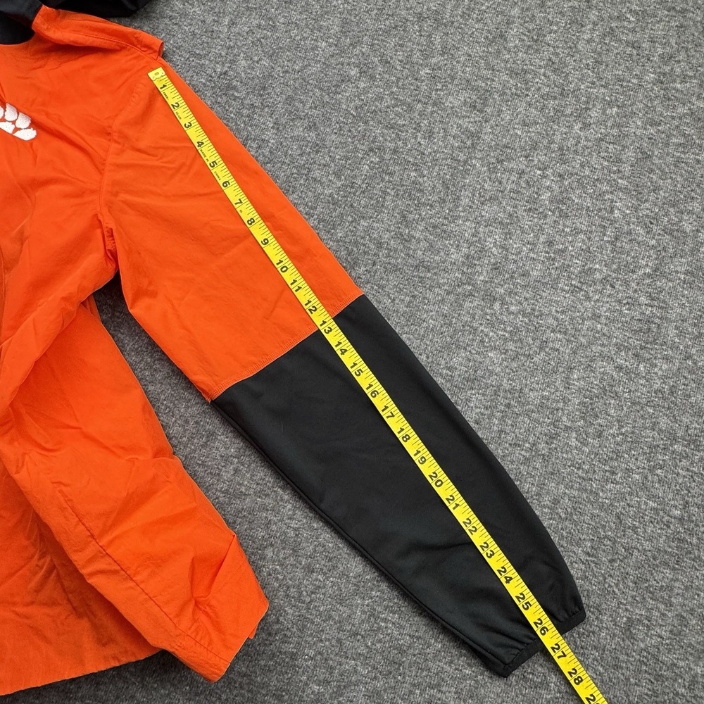 Nike Clemson Tigers 1/4 Zip Lightweight Jacket Mens L Orange Black CW3432 Vented - Picture 7 of 16